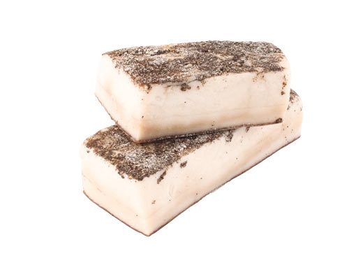 Соленое сало с черным перцем оптом